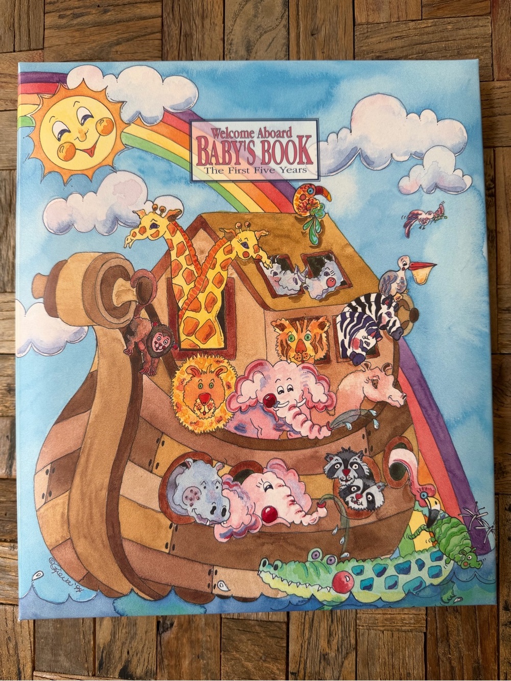 VTG 1994 Thomas Nelson Baby Book Original Box Ring Bound Memories Album Unused